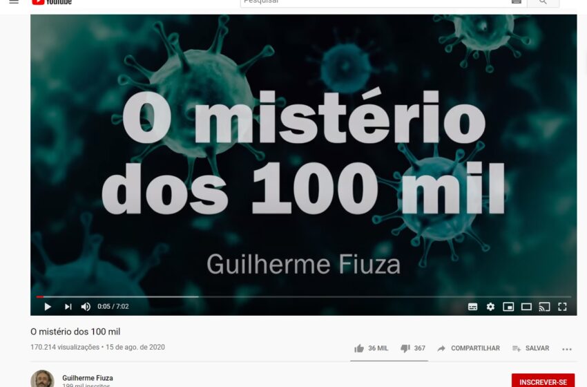  Vídeo distorce os dados de óbitos para negar as mais de 100 mil mortes por COVID-19 no Brasil