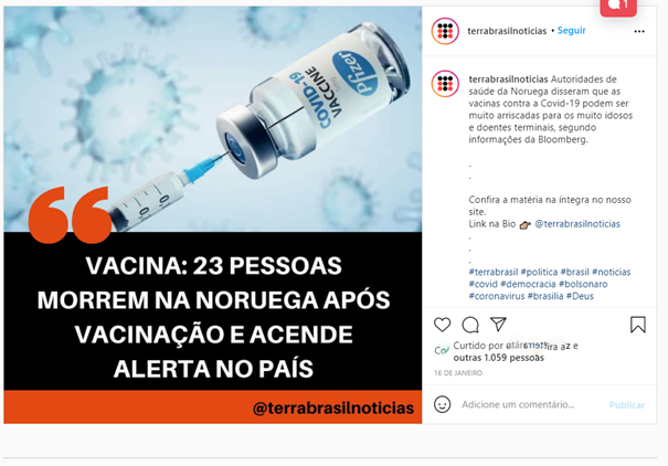  Na Noruega, idosos morreram após tomar a vacina da Pfizer?