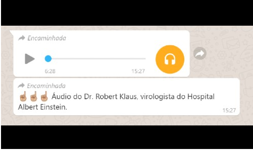  É FALSO: Áudio de suposto médico espalha desinformação sobre as vacinas