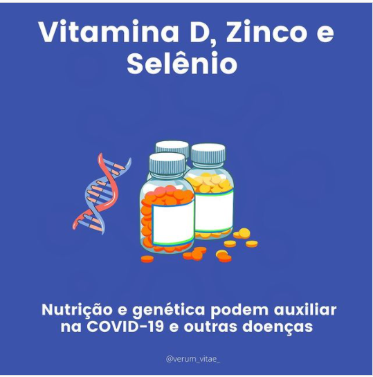  Vitamina D, Zinco e Selênio auxiliam no combate a Covid-19? Entenda