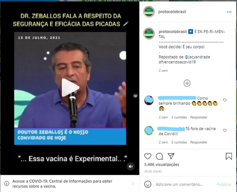  PERDEU A LINHA: Infectologista Roberto Zeballos põe em dúvida a eficácia das vacinas