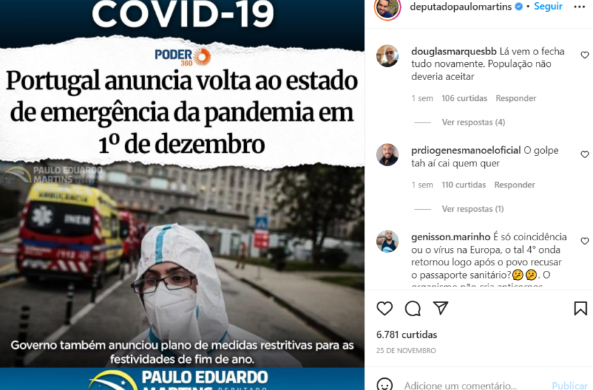  Portugal anuncia volta ao estado de emergência da pandemia?